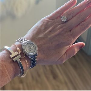 ❌SOLD TRADESY❌Tiffany Sterling Silver T Bracelet